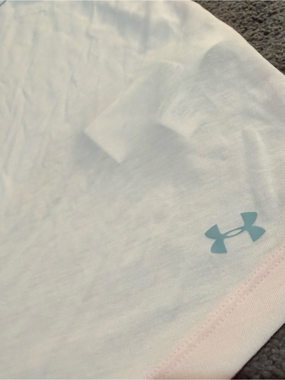 Under Armour Blush/Gray Tank Top with Light Gray Logo - NWT